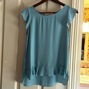 Loft beautiful blue blouse, great condition